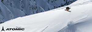 Skier Catches Air on Atomic Ski Rental Demos - JH Skis